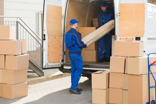 Man and van helping with a residential move in Pimlico