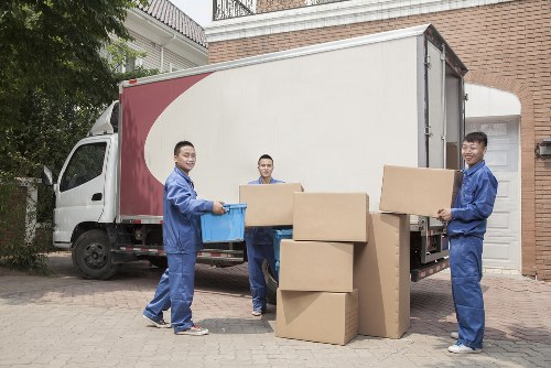 A local removals van ready for a same-day move in Pimlico