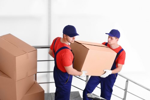 Packing and loading furniture for a Pimlico house move
