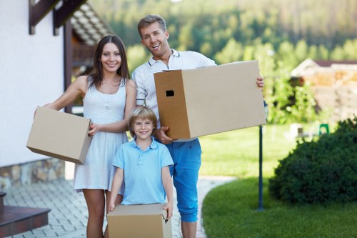 Removal van service operating in Pimlico residential streets