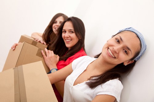 Careful packing materials for a Pimlico flat or office move