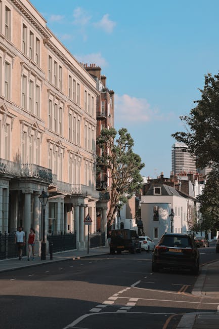 A red double-decker bus displaying the route number 24 and destination 'Pimlico' is traveling along a busy street in Pimlico, London. The street features historic white stone buildings with ornate arc